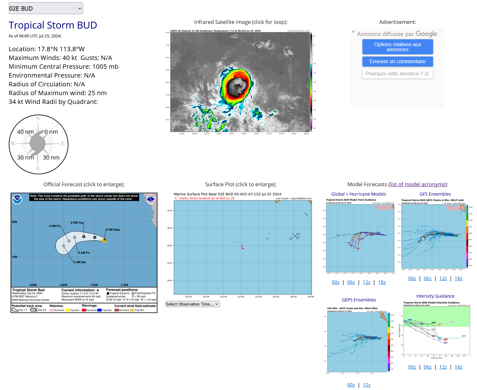 05W(GAEMI) making landfall over CHINA// INVEST 95W// 02E(BUD)// 3 Week TC Formation Probability//2509utc 