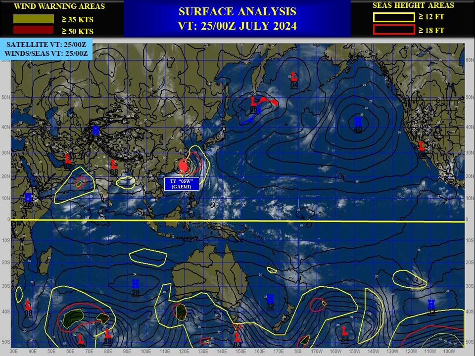 05W(GAEMI) making landfall over CHINA// INVEST 95W// 02E(BUD)// 3 Week TC Formation Probability//2509utc 