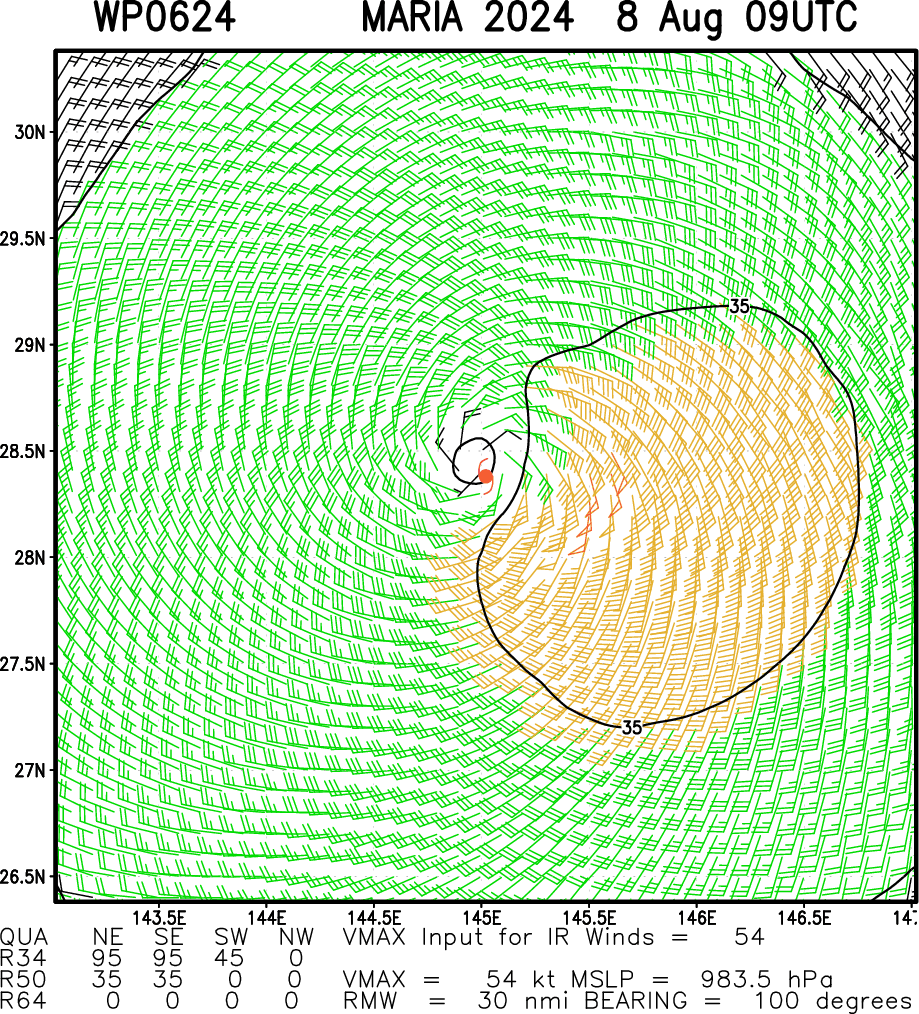 06W(MARIA) intensifying set to reach Typhoon Intensity within 24hours// 3 Week TC Formation Probability//0809utc 