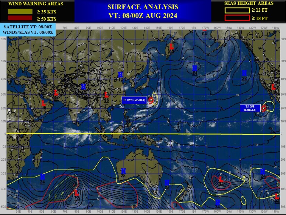 06W(MARIA) intensifying set to reach Typhoon Intensity within 24hours// 3 Week TC Formation Probability//0809utc 