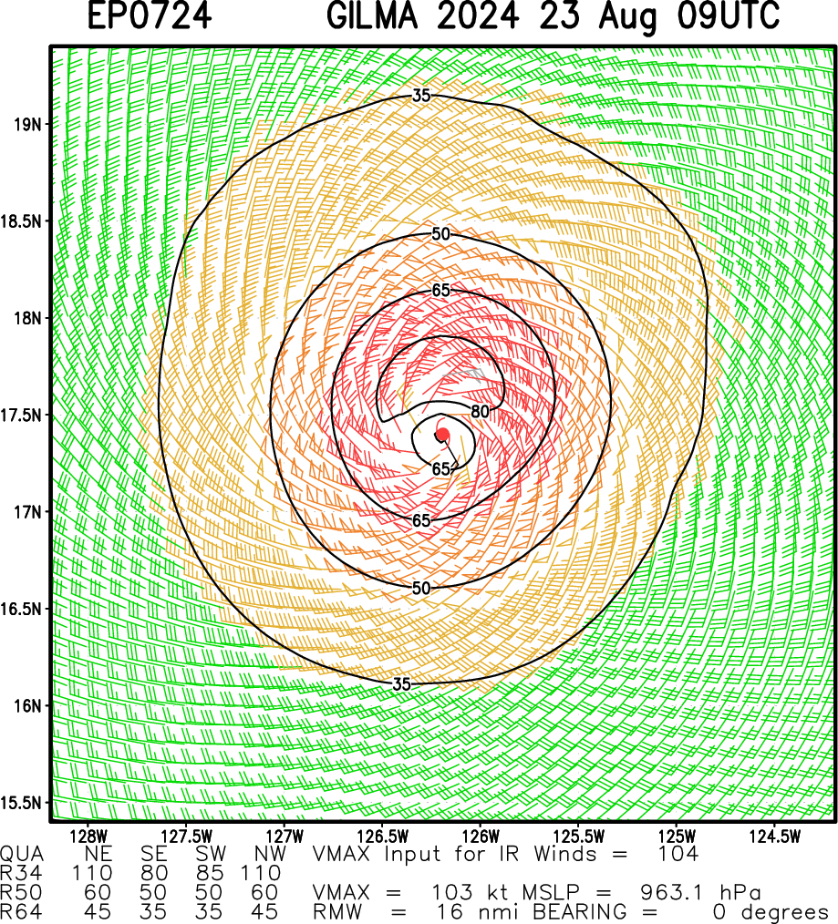 11W(SHANSHAN) up to CAT 4 US by 96H bearing down on JAPAN//07E(GILMA) almost a CAT 4//3 Week TC Formation Probability//2309utc 