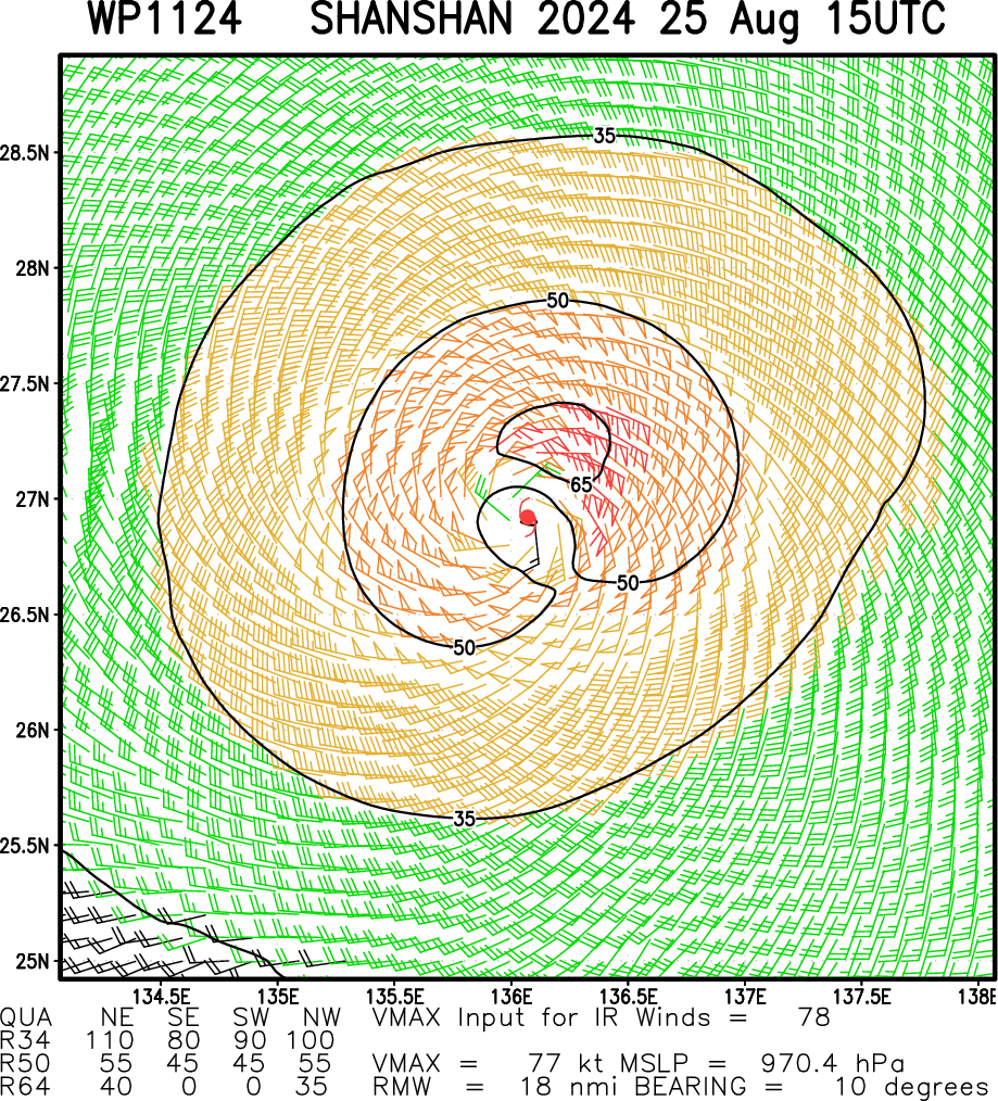 Typhoon 11W(SHANSHAN) intensifying//CAT 1 01C(HONE) brushing HAWAII//HU 07E(GILMA) peaked at CAT 4 US//INVEST 92E//2515utc