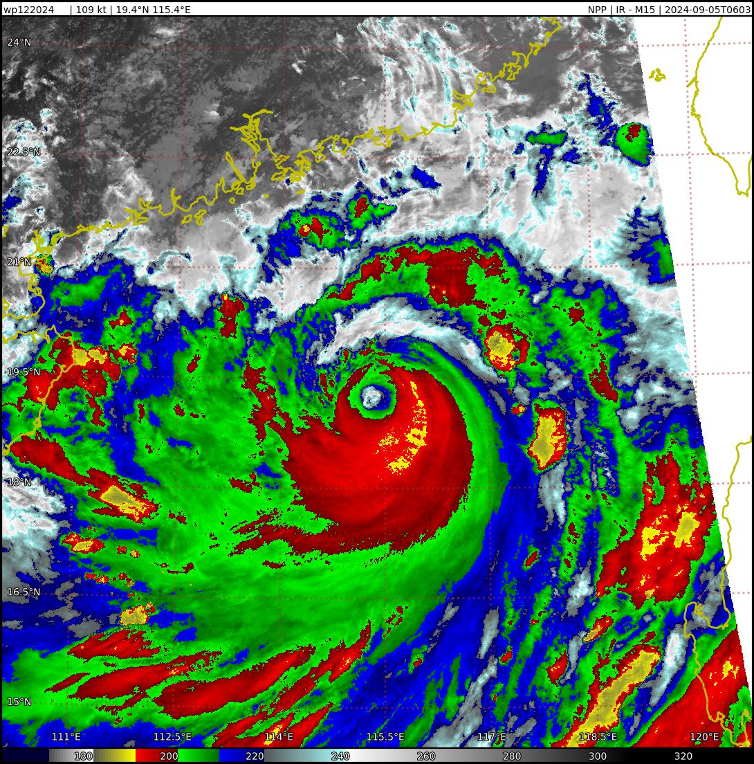 12W(YAGI) reached Super Typhoon Intensity now approaching HAINAN island// TD 13W// INVEST 94W// 0509utc