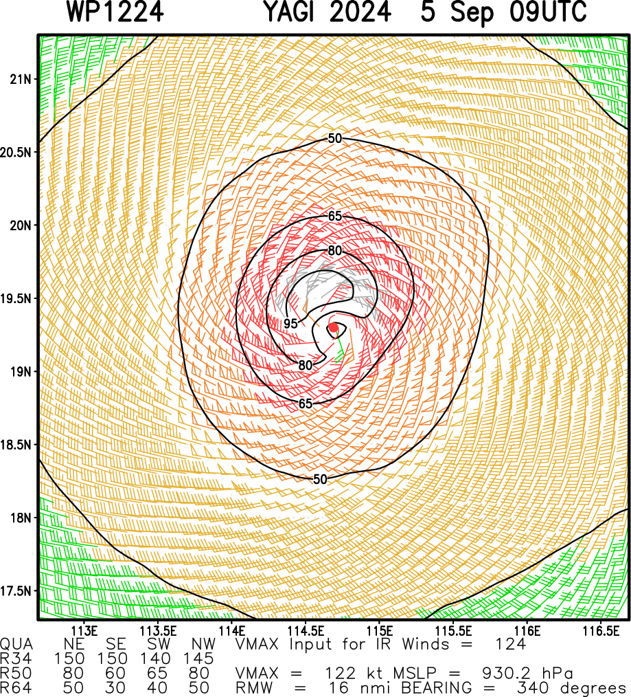 12W(YAGI) reached Super Typhoon Intensity now approaching HAINAN island// TD 13W// INVEST 94W// 0509utc