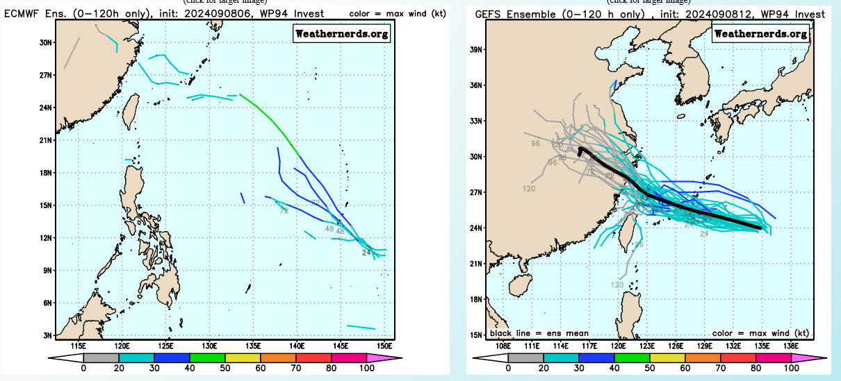 GLOBAL MODELS SUGGEST THE SYSTEM  WILL TURN WEST TOWARDS THE RYUKYU ISLANDS AND DEVELOP SOME ENHANCED  WINDS ALONG THE NORTHWESTERN PERIPHERY OF THE BROAD LLCC.