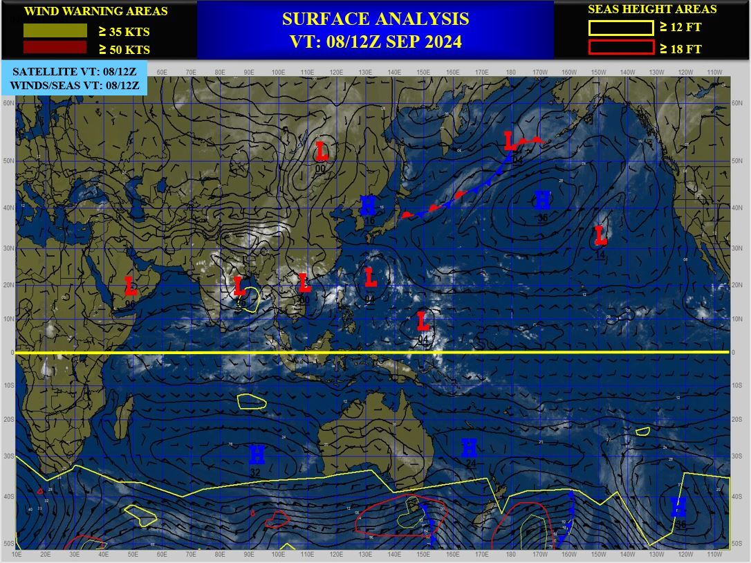 INVEST 92B: TCFA issued// INVEST 95W MEDIUM//0818utc