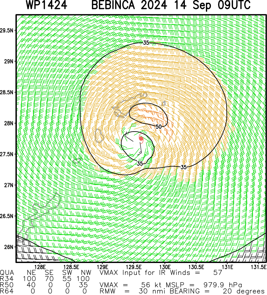 TS 14W(BEBINCA) re-intensifying after struggling//INVEST 93B// 1409utc 