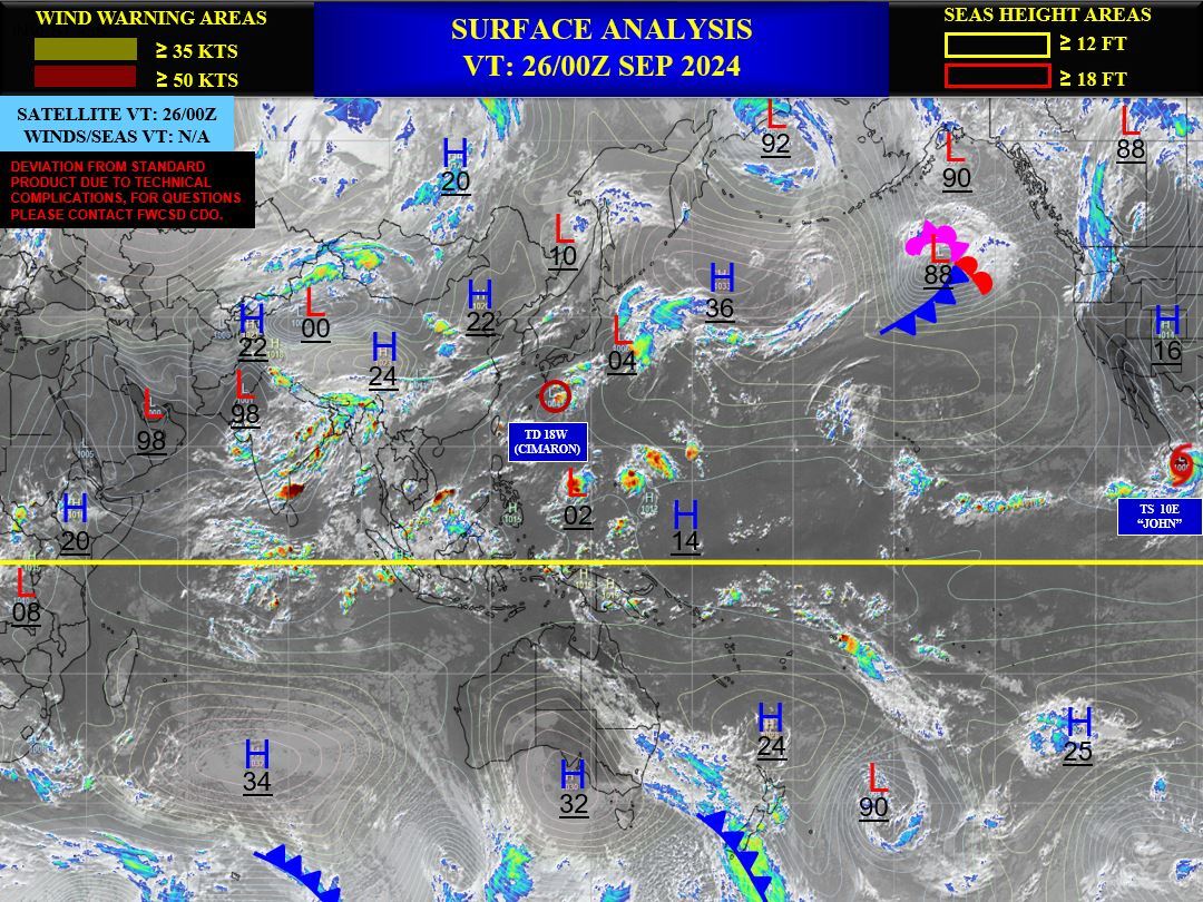 18W(CIMARON)//95W//96W//HURRICANE 09L(HELENE) rapidly intensifying//3 Week TC Formation Probability//2603utc 