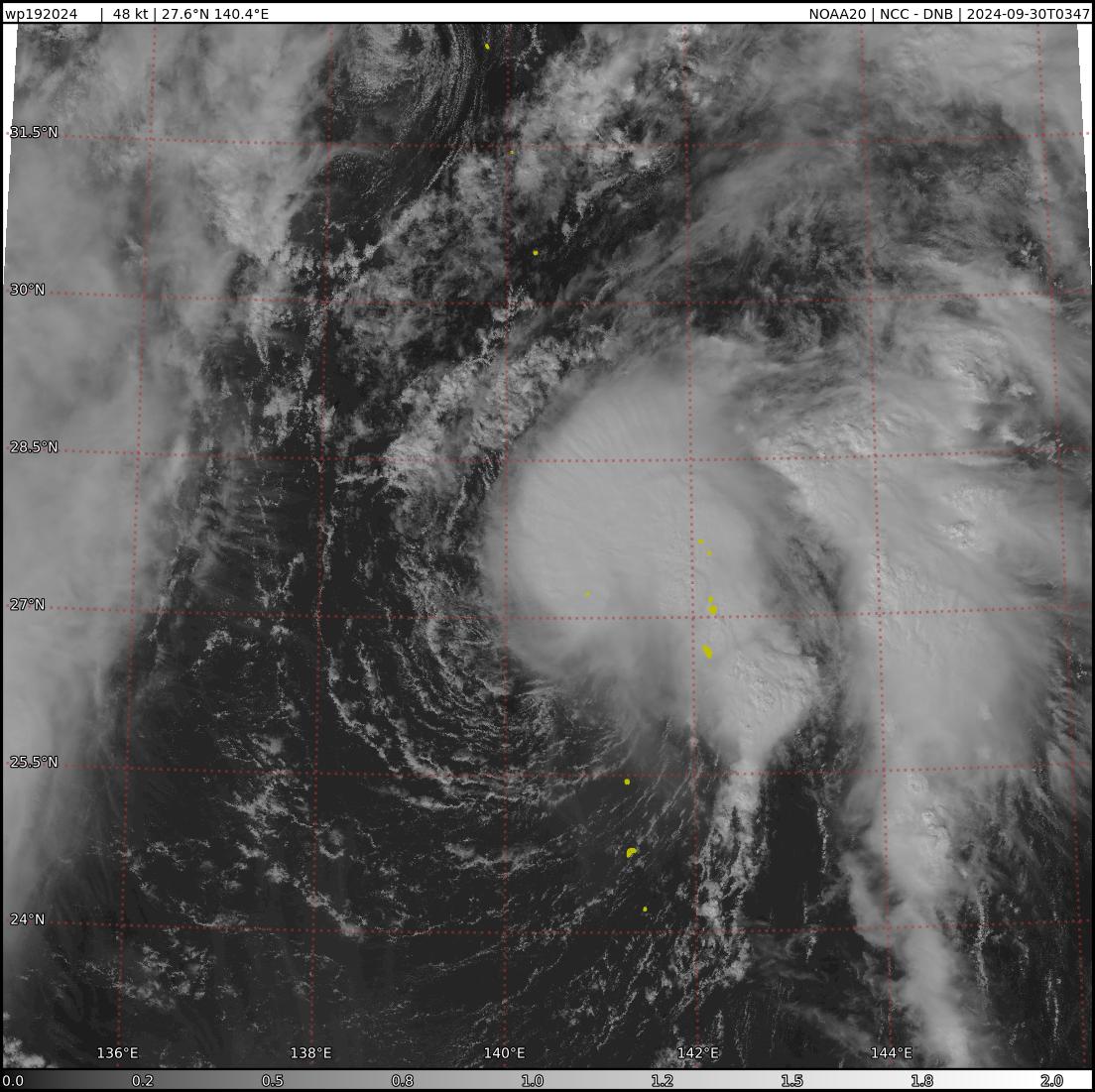 SATELLITE ANALYSIS, INITIAL POSITION AND INTENSITY DISCUSSION: ANIMATED MULTISPECTRAL SATELLITE IMAGERY (MSI) DEPICTS A FULLY EXPOSED, RAGGED, LOW-LEVEL CIRCULATION CENTER (LLCC) DECOUPLED FROM THE ASSOCIATED CENTRAL CONVECTION TO THE EAST. HOWEVER,  THE MSI LOOP ALSO SHOWS CONTINUED MODERATE POLEWARD AND WEAK EQUATORWARD OUTFLOW. THE POLEWARD OUTFLOW CHANNEL IS BEING  ENHANCED BY STRONG SOUTHWESTERLY WINDS AHEAD OF AN UPPER-LEVEL TROUGH OVER JAPAN. THE INITIAL POSITION IS PLACED WITH HIGH CONFIDENCE BASED ON THE EXPOSED LLCC IN THE MSI LOOP. THE INITIAL INTENSITY OF  35 KTS IS ASSESSED WITH MEDIUM CONFIDENCE BASED ON THE AGENCY AND  AUTOMATED DVORAK INTENSITIES LISTED BELOW.