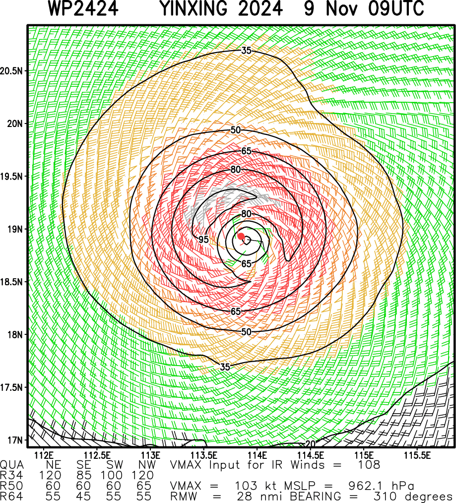 Typhoon 24W(YINSING) 2nd intensity peak//25W(MAN-YI)//26W(TORAJI) approaching the PHILIPPINES///INVEST 94W//18L(RAFAEL)//0909utc