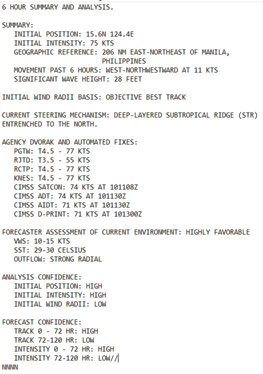 Typhoon 26W(TORAJI) intensifying and bearing down on LUZON// 1015utc