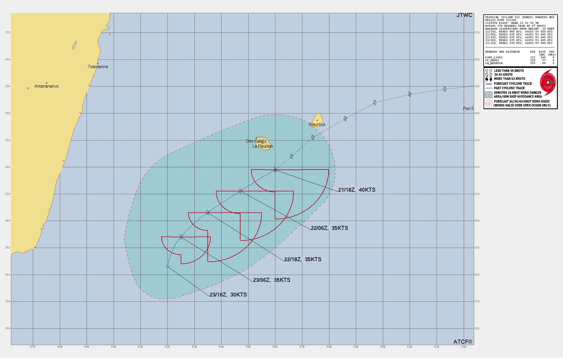 TC 02S(BHEKI)// INVEST 96S// 2200utc updates