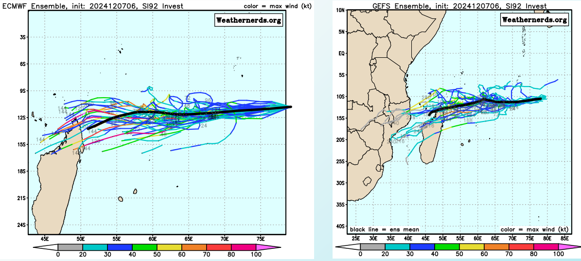 INVEST 91S & INVEST 92S// 0709utc