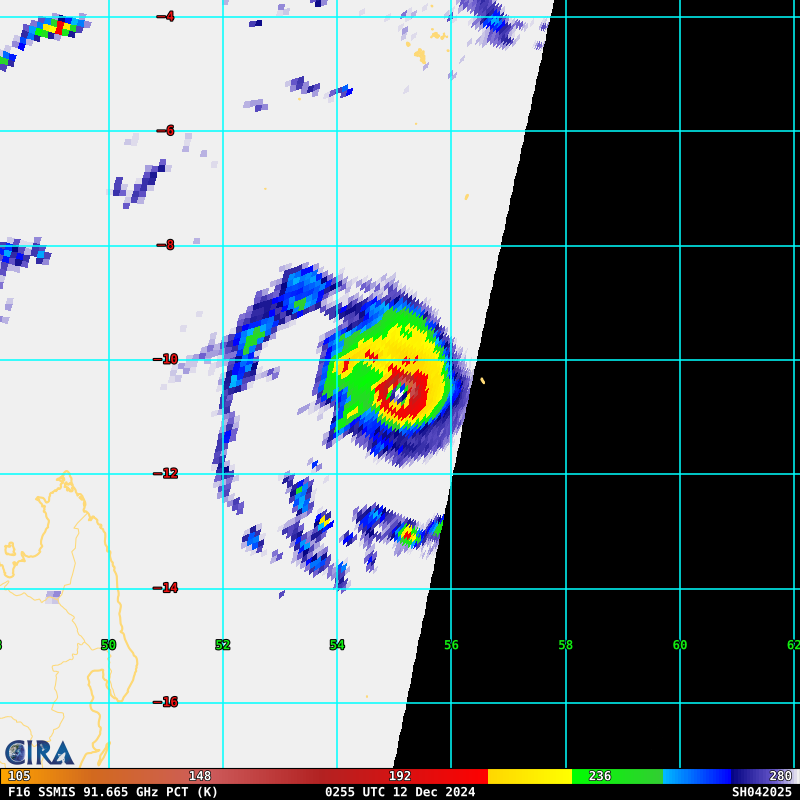 Powerful and compact TC 04S(CHIDO) tracked over AGALEGA islands now peaking at Super Typhoon Intensity//1209utc