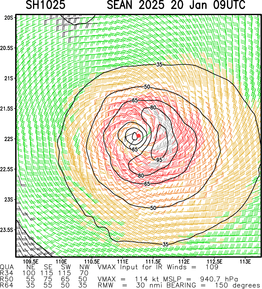 TC 10S(SEAN) 2nd Major Cyclone in a row after TC 07S(DIKELEDI) for the South Indian Ocean//2009utc