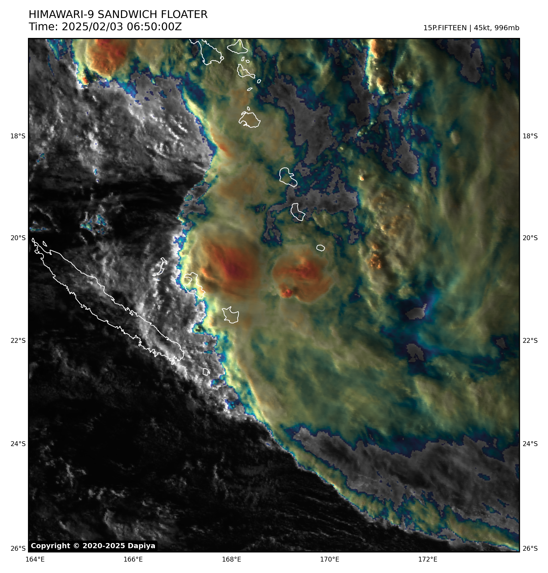 Busy Southern Hemisphere// TC 11S(FAIDA) landfall near Toamasina/MADAGASCAR//02 FEB 2025 12utc