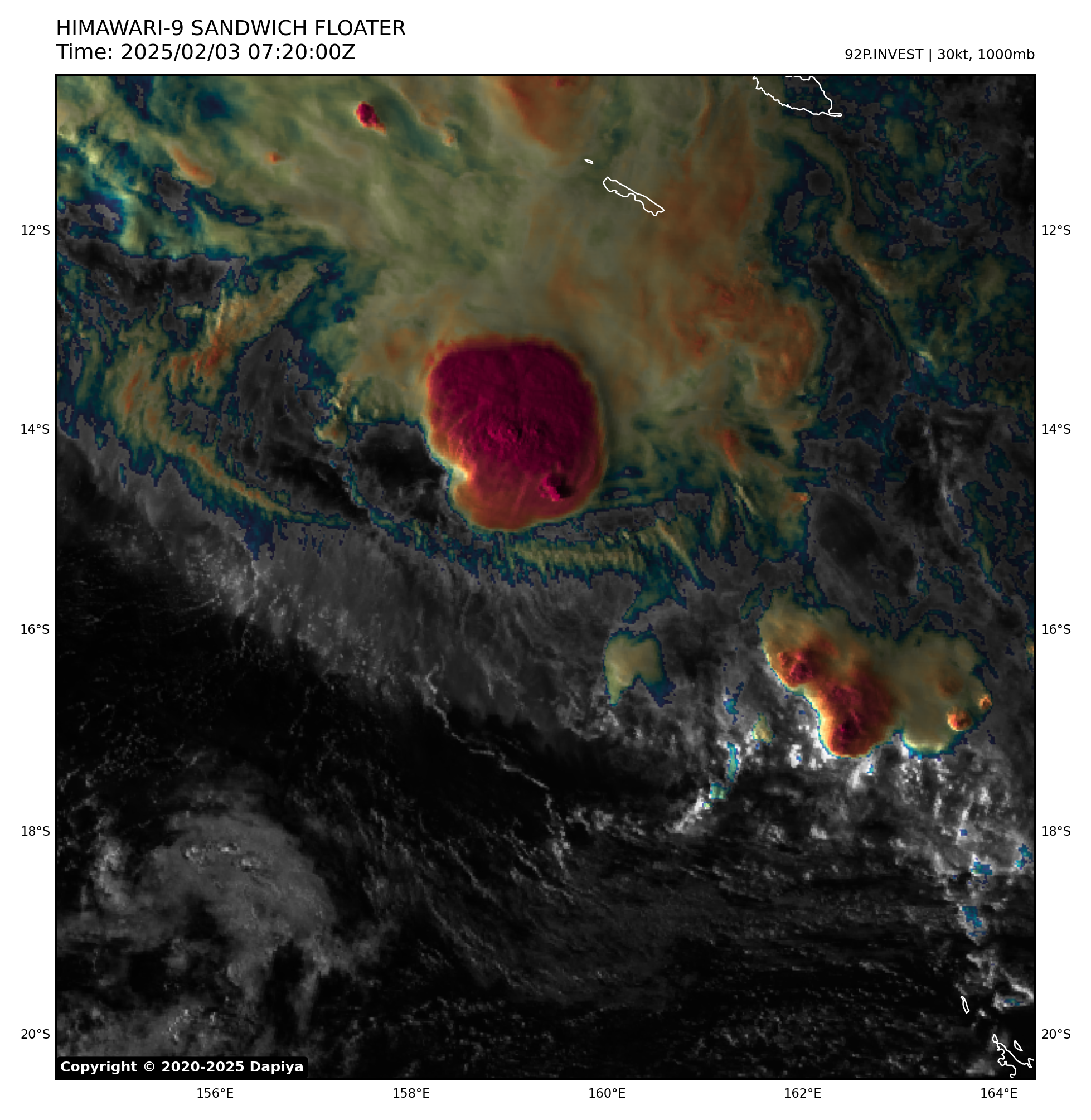 Busy Southern Hemisphere// TC 11S(FAIDA) landfall near Toamasina/MADAGASCAR//02 FEB 2025 12utc