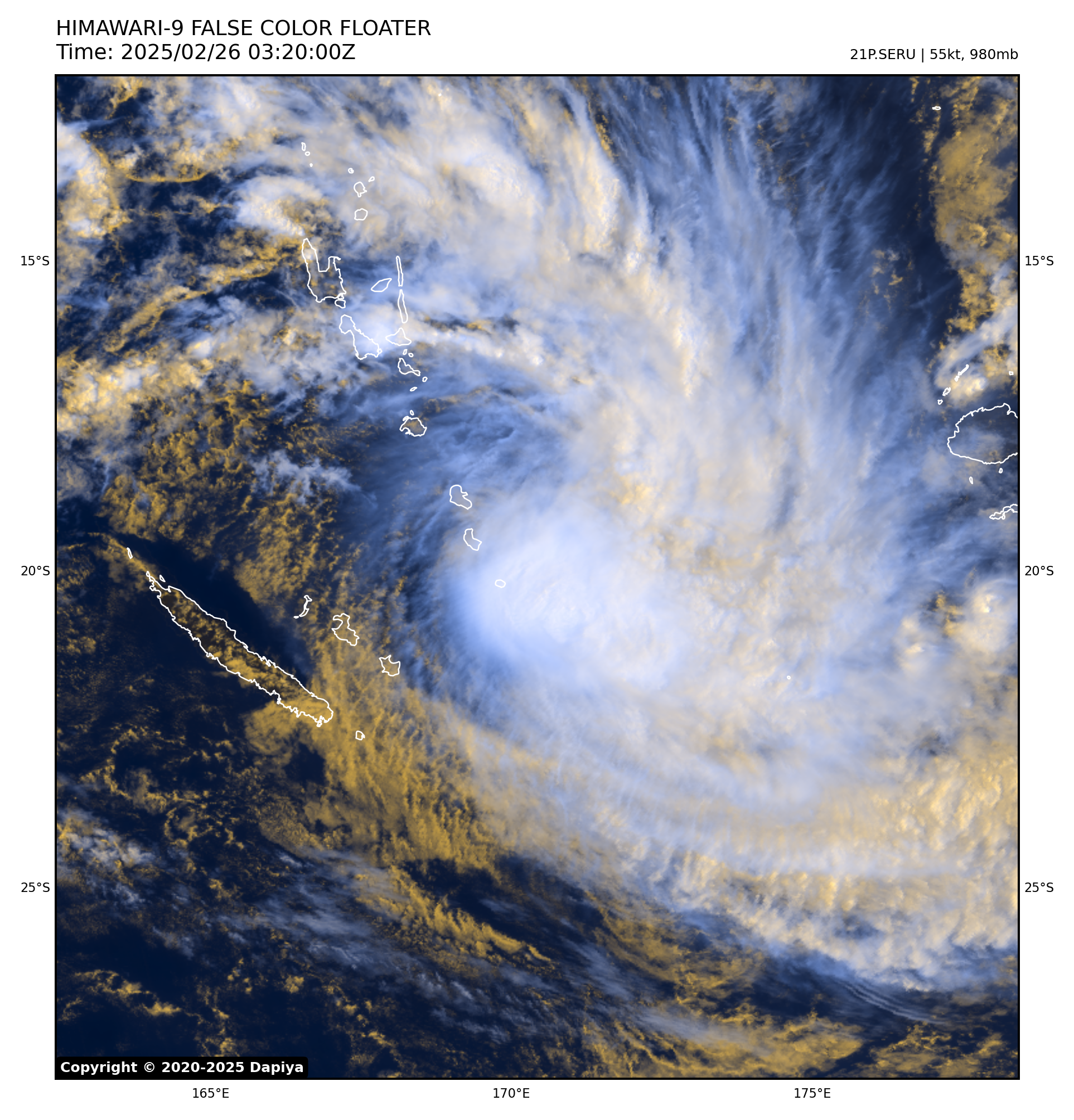 TC 22S(GARANCE) Rapid Intensification likely within 36h bearing down on REUNION island// TC 18P(ALFRED) at CAT 1 US//2603utc