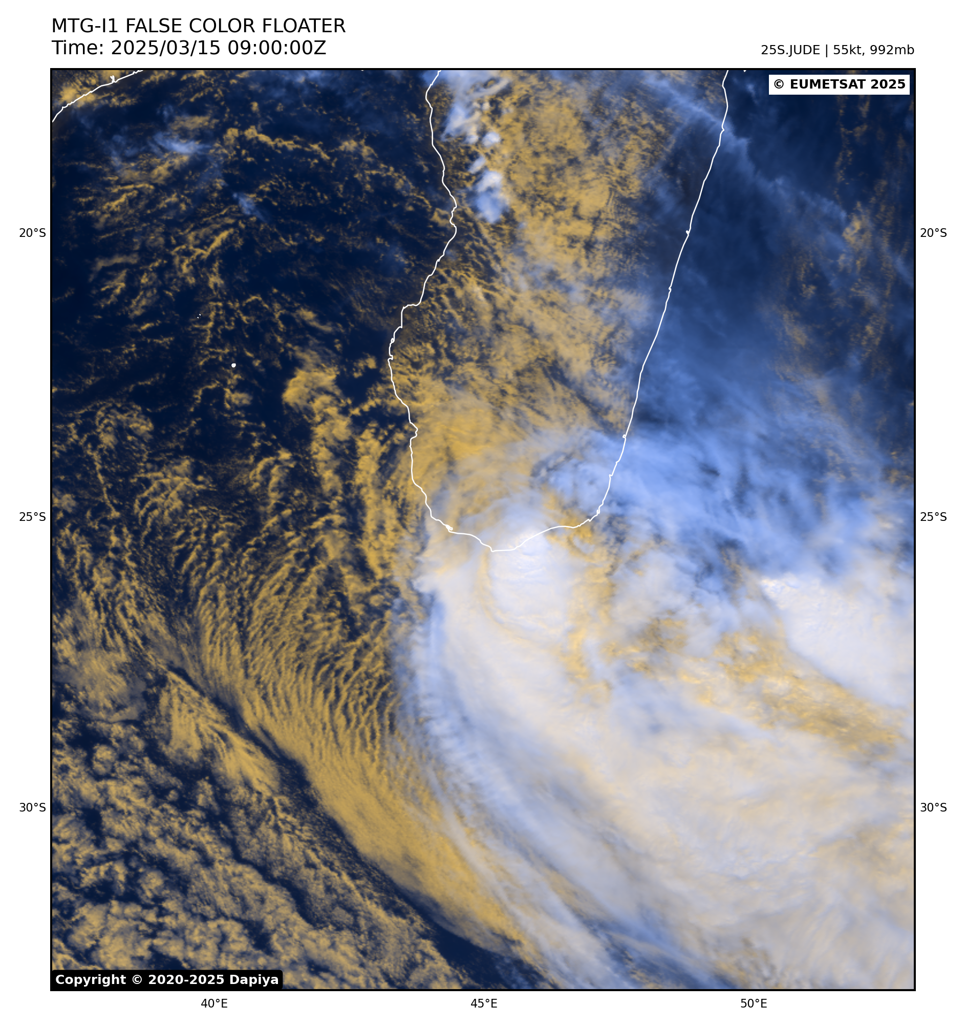 TC 25S(JUDE) hits Southern MADAGASCAR// 1509utc