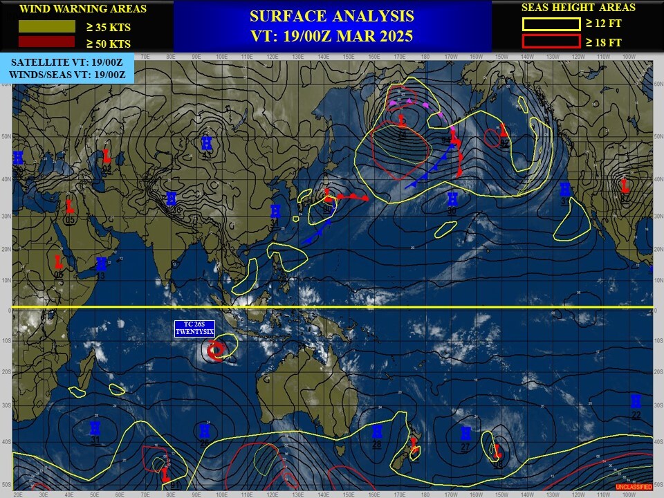 TC 26S update// 3 Week Tropical Cyclone Formation Probability//1909utc 