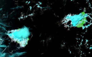 Maurice/Réunion: bonnes averses observées cet après midi mais pas pour tout le monde! (VIDEO)