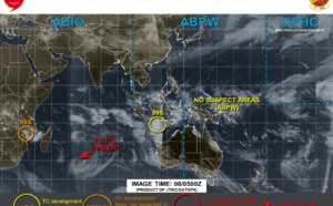 CYCLONES: Sud Indien: 3 systèmes dans les radars du Joint Typhoon Warning Center