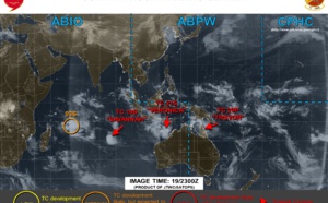 Hémisphère Sud: 6 cyclones intenses à la suite? Si on fait le pari que 93S au nord des Mascareignes en sera un aussi...