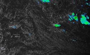 Iles Soeurs: lundi journée de transition avant que les pluies n'arrivent. Rodrigues: averses ce soir