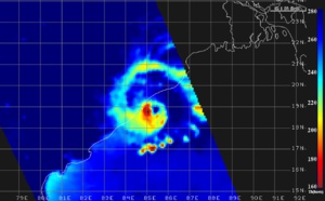 Le Super Cyclone FANI(01B): vents très violents filmés à PURI ( VIDEO SUR PLACE)