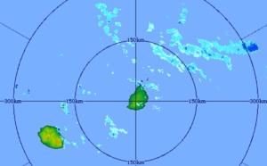 MAURICE/REUNION: encore humide localement cette nuit et lundi avant un temps plus sec et un peu plus frais à partir de Mardi
