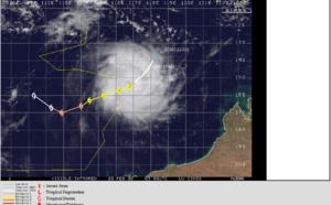 TC 20S(FERDINAND): CAT 2 US and intensifying. 19P(ESTHER): over-land, 25/09UTC update