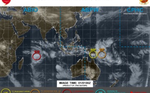 South Indian: Invest 91S now HIGH for the next 24h. South Pacific: Invest 90P: MEDIUM