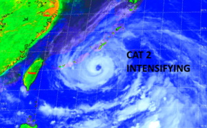 Western Pacific: 09W(IN-FA) has grown into a Typhoon/CAT2 and is still intensifying, 10W(CEMPAKA) made landfall as CAT1, 21/03utc updates