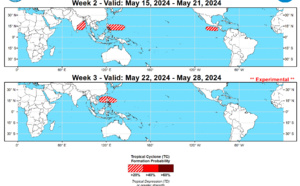 Western North Pacific 3 Week TC Formation Probability// 0903utc