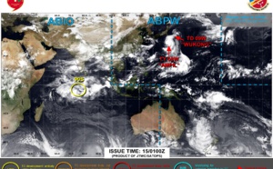 Typhoon 08W(AMPIL)Rapid Intensification within 24H//09W(WUKONG)//INVEST 90S//05L(ERNESTO)//3 Week TC Formation Probability//1503utc