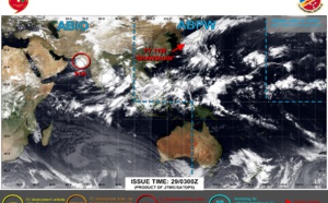 Typhoon 11W(SHANSHAN) interacting with JAPAN rapidly weakening// Tropical Cyclone Formation Alert of INVEST 91A//2903utc