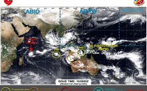 TC 04S(CHIDO) to intensify to Typhoon Intensity within 12/24h gradually approaching Northern MADAGASCAR//INVEST 93S//INVEST 91S//INVEST 94S//1009utc