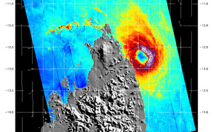 TC 07S(DIKELEDI): estimated intensity before landfall over Northern MADAGASCAR corrected upward now at CAT 2 US//1406utc