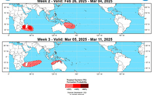 3 Week Tropical Cyclone Formation Probability//1909utc 