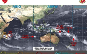 Extremely busy Southern Hemisphere// 19P(RAE) and 20S(BIANCA) CAT 2 US//2421utc 