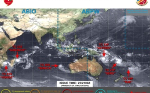 TC 22S(GARANCE) Rapid Intensification likely within 36h bearing down on REUNION island// TC 18P(ALFRED) at CAT 1 US//2603utc